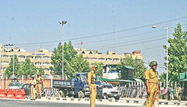 srinagar firing