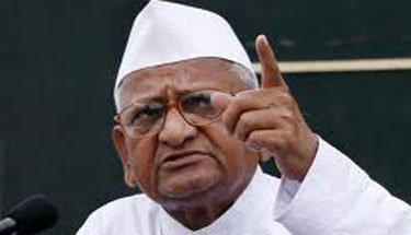 Hazare slams government for 'betraying' people