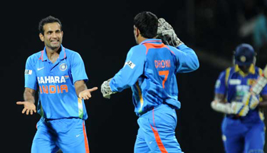 Dhoni, Irfan star in India's victory over Sri Lanka