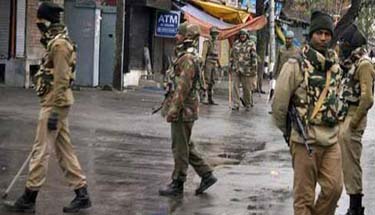 Fourth day of curfew in tension torn Kashmir