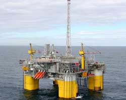 Crude oil discovered
